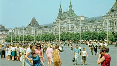 На красной площади _____ СССР, Москва, 1968г