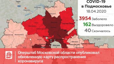 Всего в Московской области с начала распространения коронавирусной инфекции выявили 3954 случая заражения: #coronavirus
