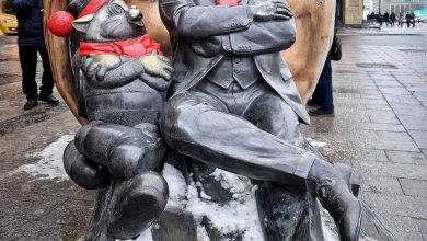 Памятник Олегу Табакову и коту Матроскину. Фото: dava_00_00