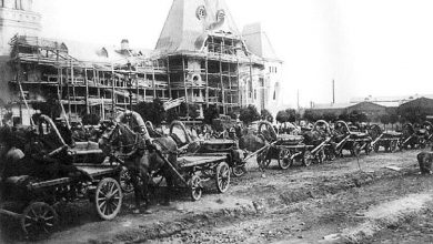 Строительство Ярославскаго вокзала. 1903 г
