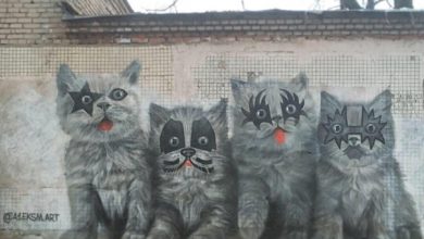 Группа «Кисс-Кисс» — новое московское граффити.  Как вам?