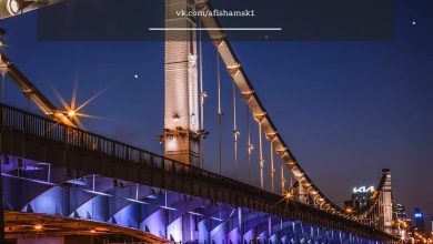 Мосты Москвы уникальной подсветкой