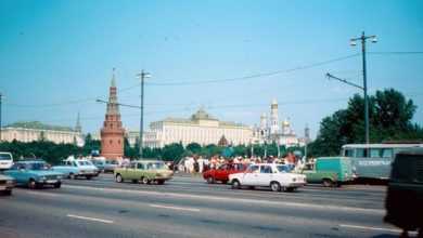 Рубрика «Ретро» 1990 год. Вид на Кремль с Большого Каменного моста