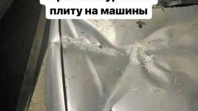 ‍️На стройке ЖК «Белая Дача Парк» строители уронили плиту на припаркованные машины. Плита повредила…