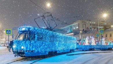 Наш любимый новогодний трамвай «Татра Т3» вышел на линию Праздник к нам действительно приходит!…